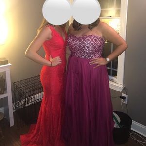Red Prom Dress: Size 2